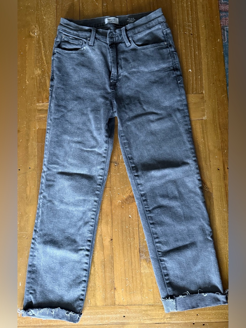 The Allie high rise slim straight